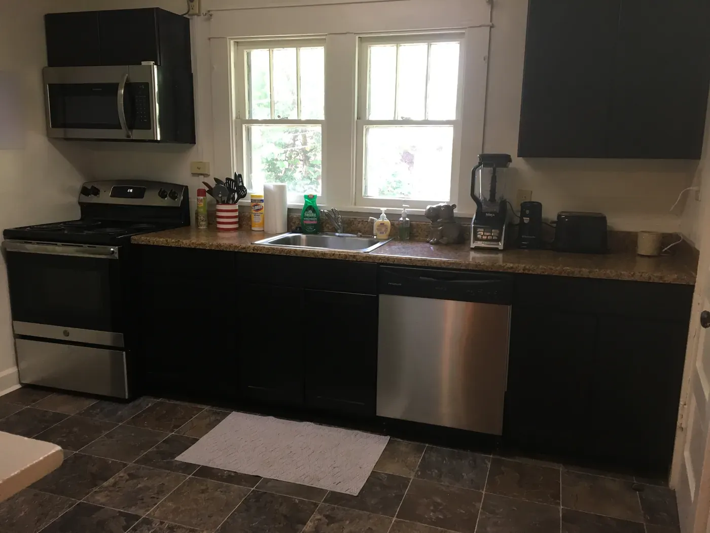 Updated kitchen with stainless appliances